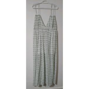 Blush BJ Green Tie Dye Spaghetti Strap Summer maxi Dress Size 3Xlarge NWT